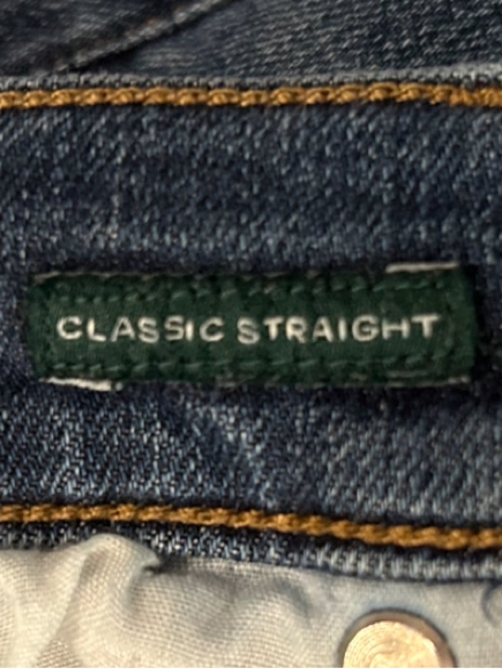 Ralph Lauren Green Label Women's Blue Denim Classic Straight Jeans Size 12 - Picture 8 of 10